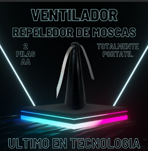 ABANICO REPELENTE DE MOSCAS – DI ADIÓS A LOS INSECTOS DE FORMA NATURAL