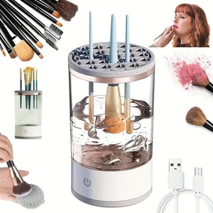 💄✨ LIMPIADOR DE BROCHAS ELÉCTRICO – BROCHAS LIMPIAS EN SEGUNDOS 🌀