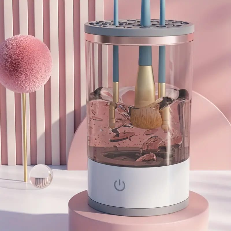 💄✨ LIMPIADOR DE BROCHAS ELÉCTRICO – BROCHAS LIMPIAS EN SEGUNDOS 🌀